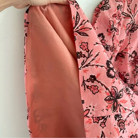 Derek Lam 10 Amelia Floral Gathered Mini Dress Size 2 - Picture 4 of 10